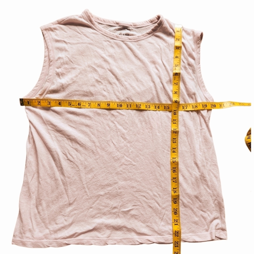 Everlane Pale Pink Sleeveless The Boyfriend Tank Large - Picture 4 of 7